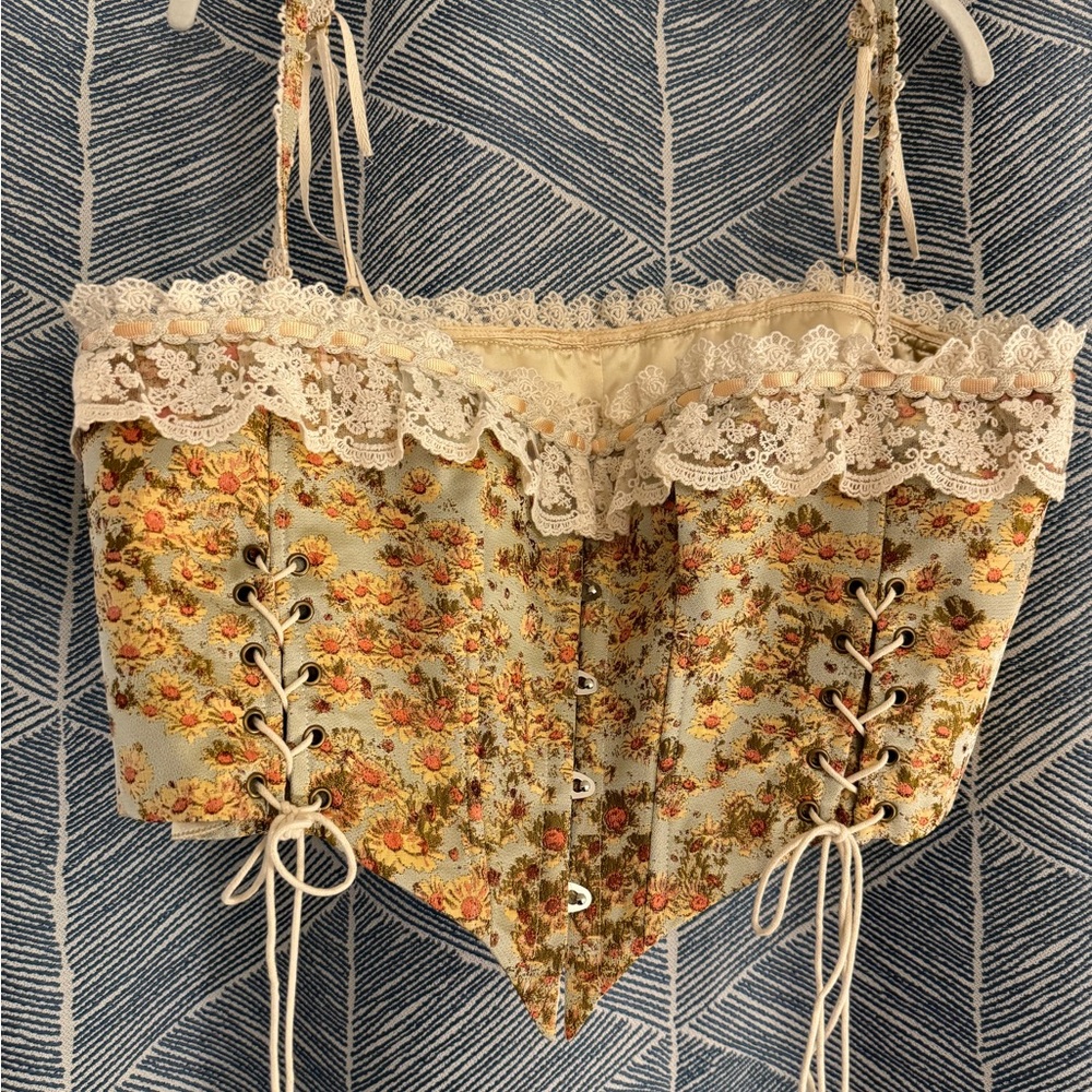 Brand new, never worn Lacemade Van Gogh corset top.